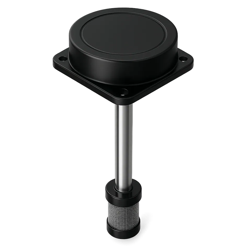 Capacitive fuel level sensor probe